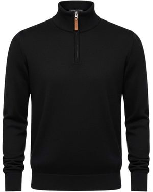 Ombre Pullover - Schwarz