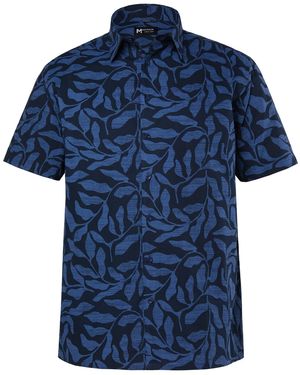 Men Plus Hemd - Blau
