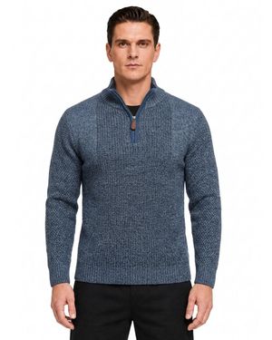 Allthemen Pullover Maschenbogen - Blau