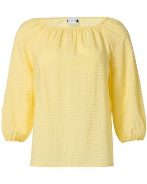 comma casual identity Bluse - Gelb