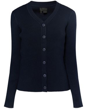 DreiMaster Klassik Strickjacke - Blau