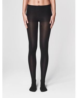Bataillon Belette Strumpfhose Strumpfhose Blickdicht 80 Den Shape & Reißfest - Schwarz