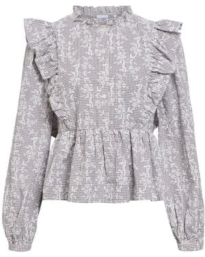 Object Bluse Objciara - Grau