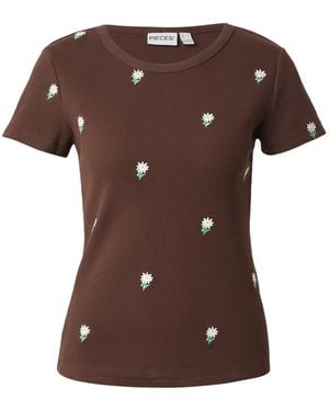 Pieces T-Shirt Pcmay - Braun