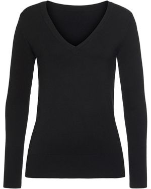 vivance active Pullover - Schwarz