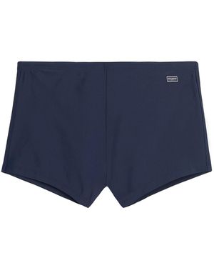 IUMAN Intimissimi Uomo Plain Square Cut Swim Trunks - Blau