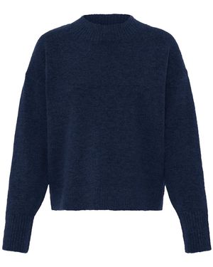 Ichi Pullover Sage Ls2 - Blau