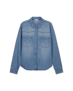 Springfield Bluse - Blau