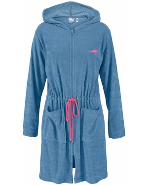 Kangaroos Morgenmantel - Blau