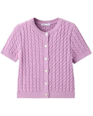 Mango Strickjacke Nevada - Pink