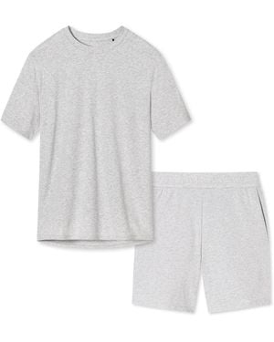 Schiesser Pyjama Organic Cotton - Weiß