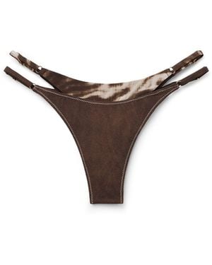 Calzedonia Bikinihose Suede - Braun