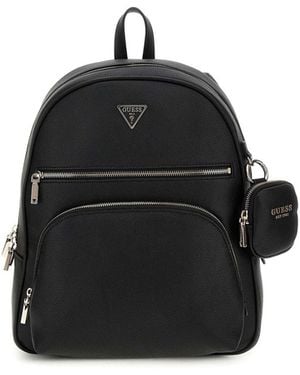 Guess Rucksack Power Play Ii Lrg Tech Bckpck - Schwarz