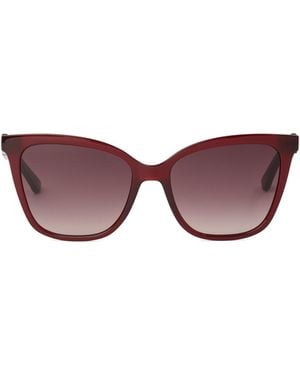 KARL LAGERFELD Sonnenbrille Signature Logo - Lila