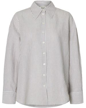 SELECTED Bluse Slfcleo - Grau
