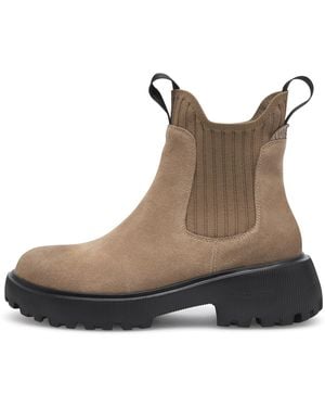 Woden Chelsea Boots Isabella - Braun