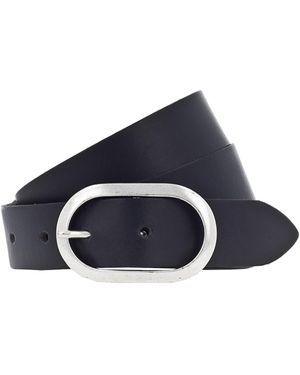 Vanzetti Ledergürtel Oval 3Cm - Blau