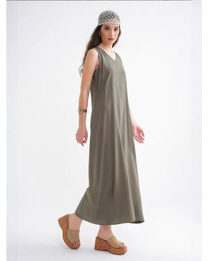MixRay Kleid Maxi - Weiß