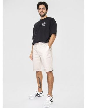 Ben Sherman Hose M Signature Chino Short Putty Pants - Weiß