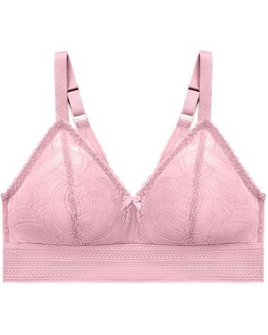 Glamorise Bramour Gramercy Spitzen-Bralette De Luxe - Pink