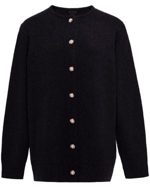 DreiMaster Klassik Strickjacke Classic - Blau