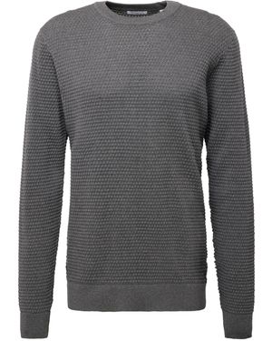 Knowledge Cotton Pullover Vagn - Grau