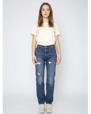 Levi's Levis Jeans W 501 Jeans For New Life Dark Worn - Blau