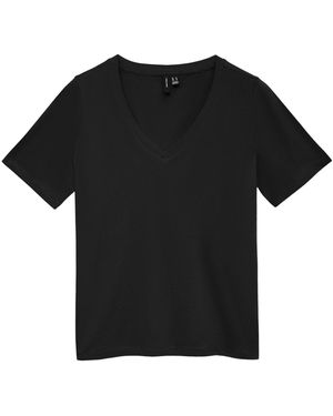 Vero Moda T-Shirt Vmpaulina - Schwarz