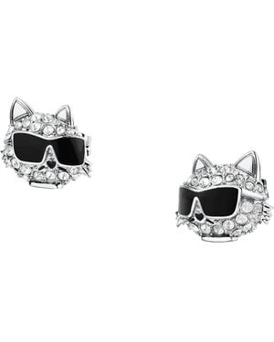 Karl Lagerfeld Ohrringe - Schwarz