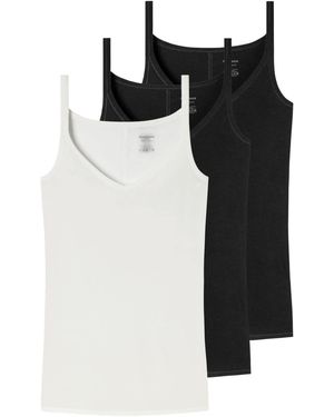 Schiesser Unterhemd Personal Fit - Schwarz