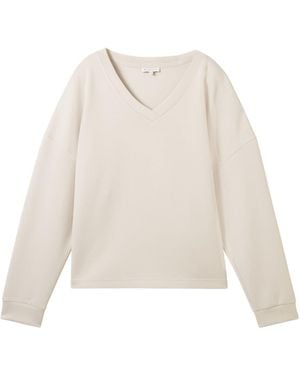 Tom Tailor Sweatshirt - Weiß