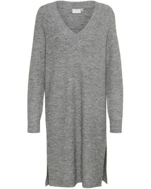 Kaffe Strickkleid 'Juno' - Grau