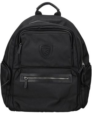 Blauer Rucksack - Schwarz