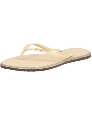 Havaianas Zehentrenner Slim Point - Natur