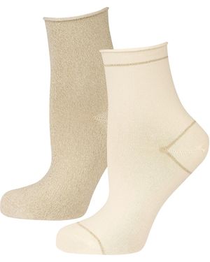 Nur die Basicsocken Glamour - Natur