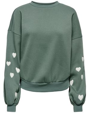 ONLY Sweatshirt Onlmacy - Grün