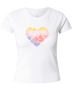 Converse T-Shirt Heart - Weiß