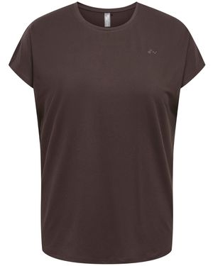 Only Play Curvy Shirt Paubree - Braun