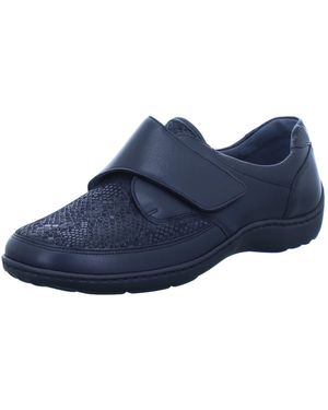 Waldläufer Slipper Komfort Slipper Damen 496H31 352 001 Echtleder - Blau