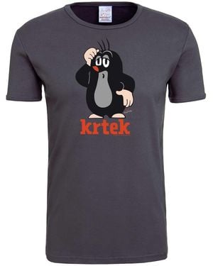 Logoshirt T-Shirt Der Kleine Maulwurf Krtek - Blau