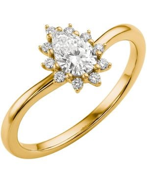 Thomas Sabo Ring Mit Weißem Zirkonia - Mettallic