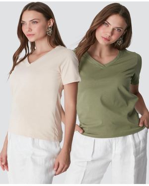 C&City T-Shirt - Grün