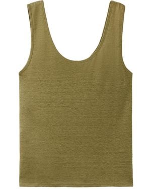 Mango Top Lin - Grün