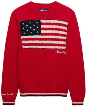 Superdry & Co Pullover Athletic Essentials - Rot