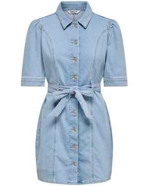 ONLY Kleid Onlvibbe - Blau