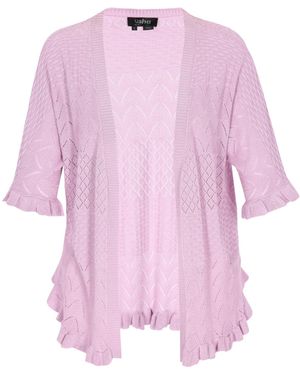 usha BLACK LABEL Strickjacke 'Fashion Look' - Pink