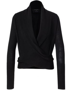 AllSaints Strickjacke Wasson - Schwarz