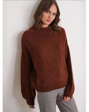 MixRay Pullover - Braun