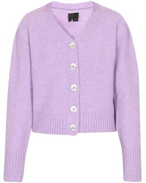 DreiMaster Klassik Strickjacke - Lila
