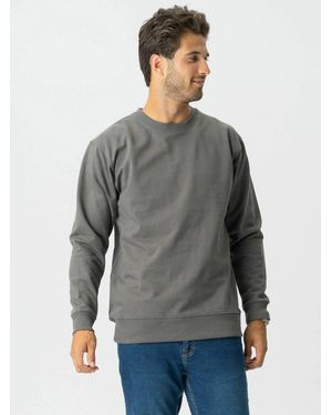 TeeShoppen Pullover Sweatshirt - Grau